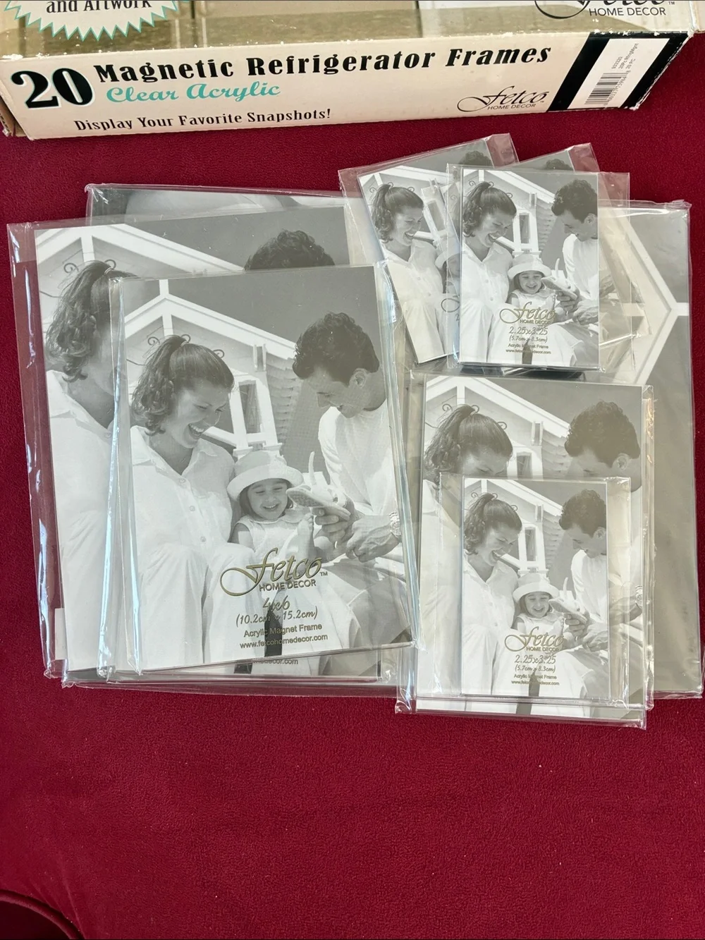 Fetco placement acrylic frame